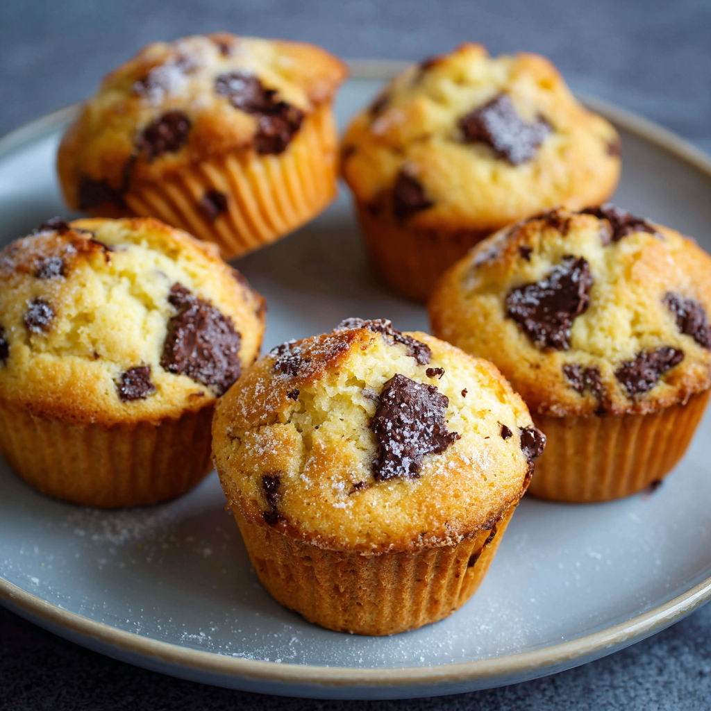 Muffins in a plate.