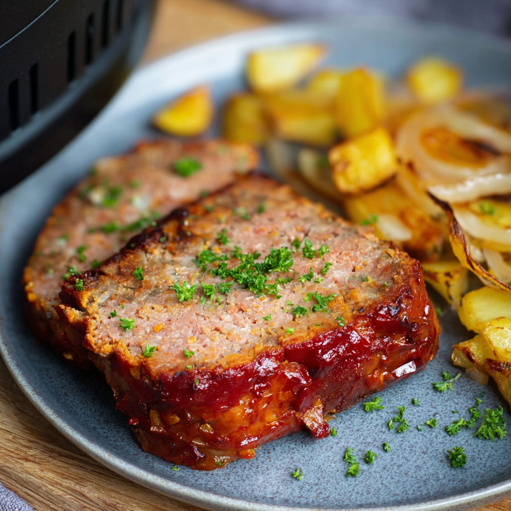 A plate of food with meat and potatoes.