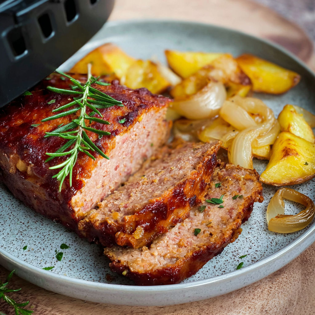 A plate of food with a meat dish and onions.