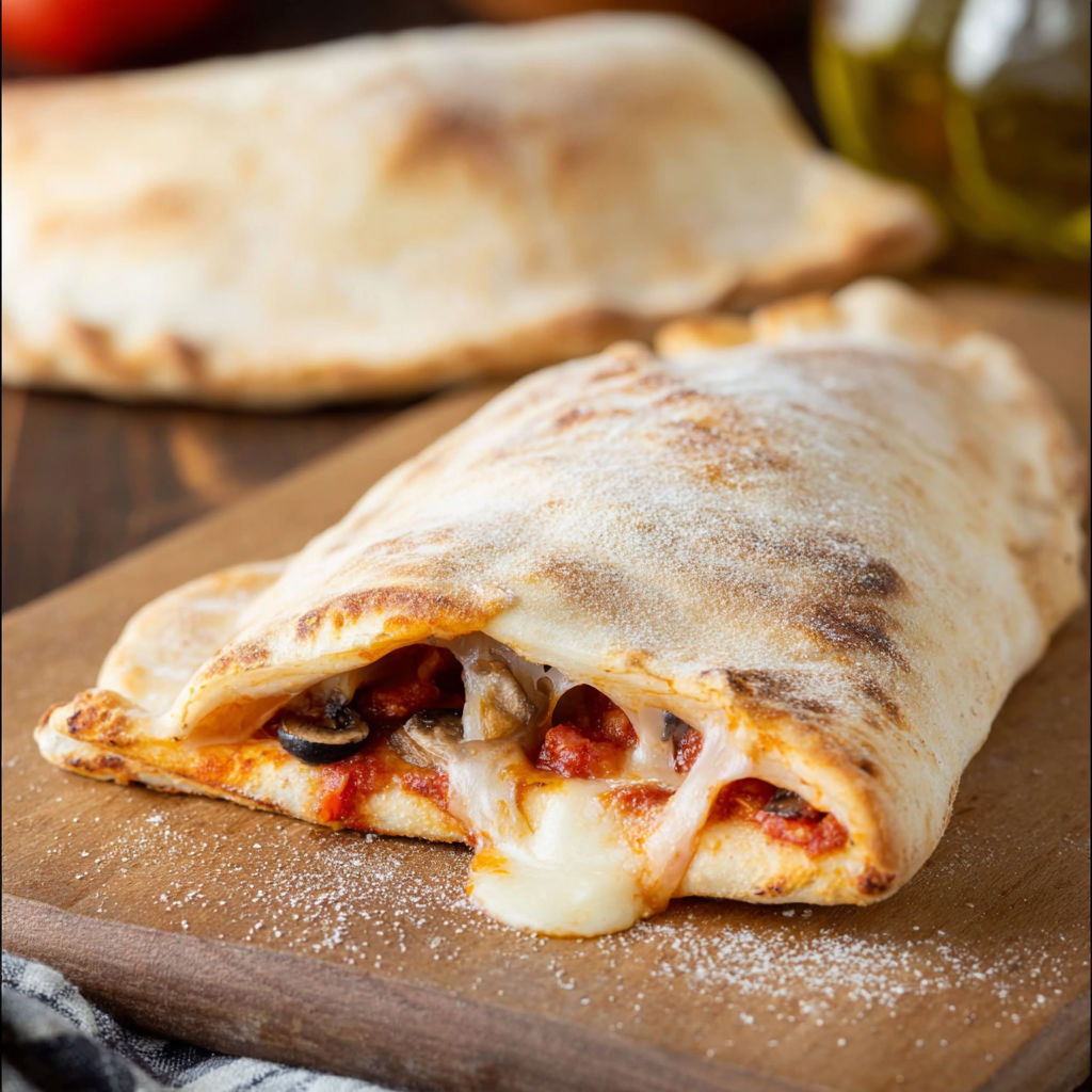 A pizza with cheese and olives.