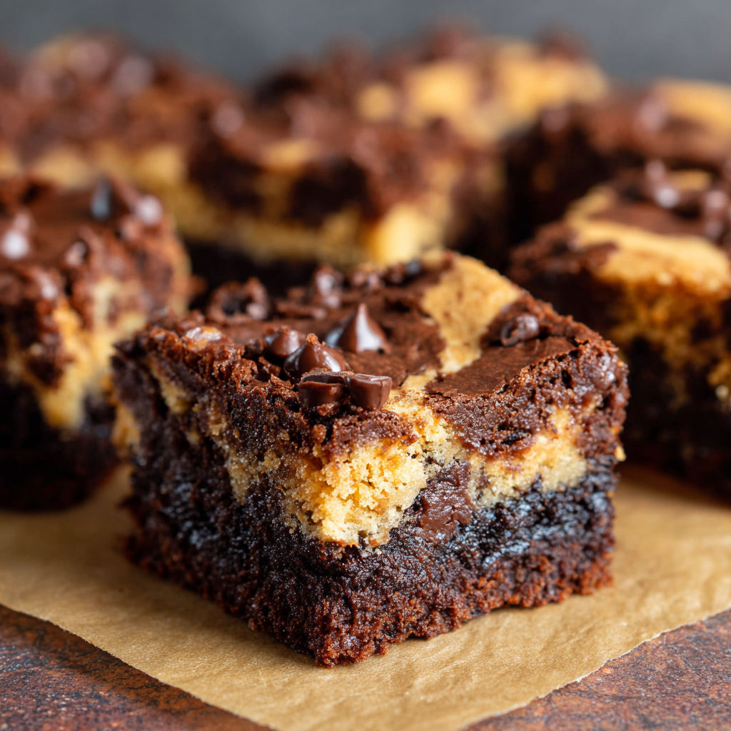 A close up of a chocolate dessert.