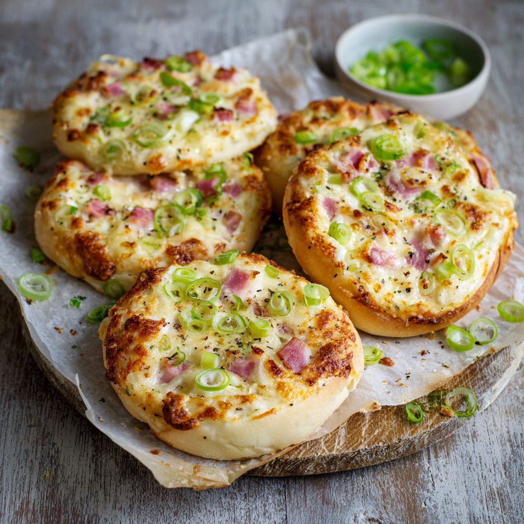 A plate of cheese and vegetable filled bread.