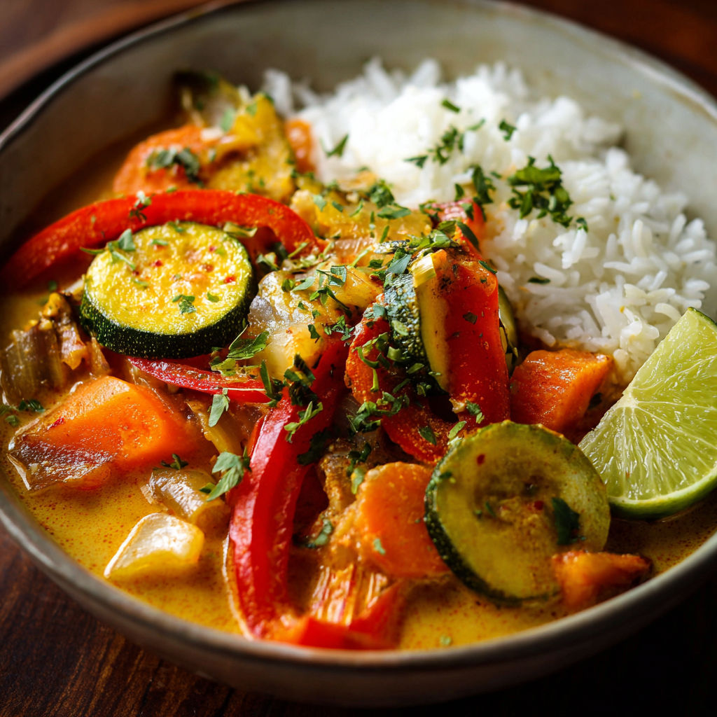 A bowl of food with vegetables and rice.