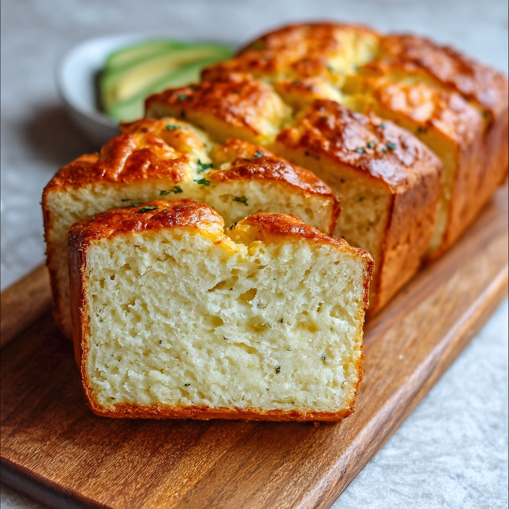 A loaf of bread with a slice missing.