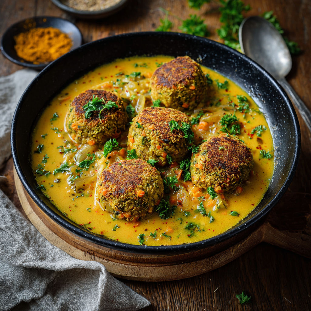 A bowl of food with a spoon in it.