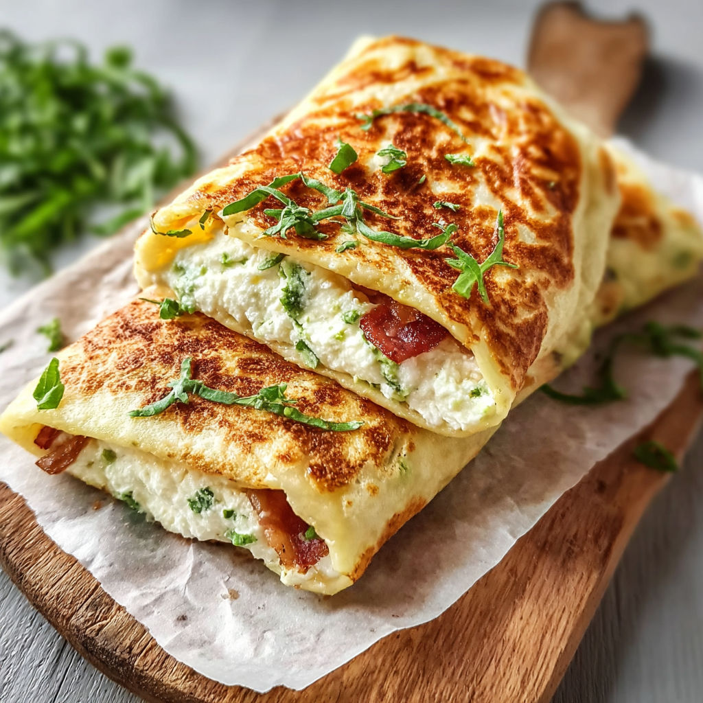A sandwich with meat and cheese on a cutting board.