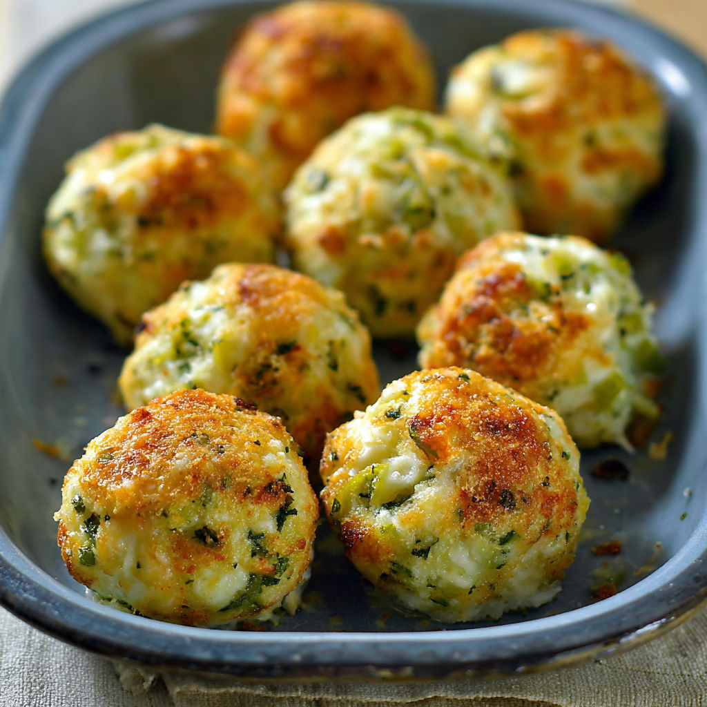 A bowl of cheese and herb balls.