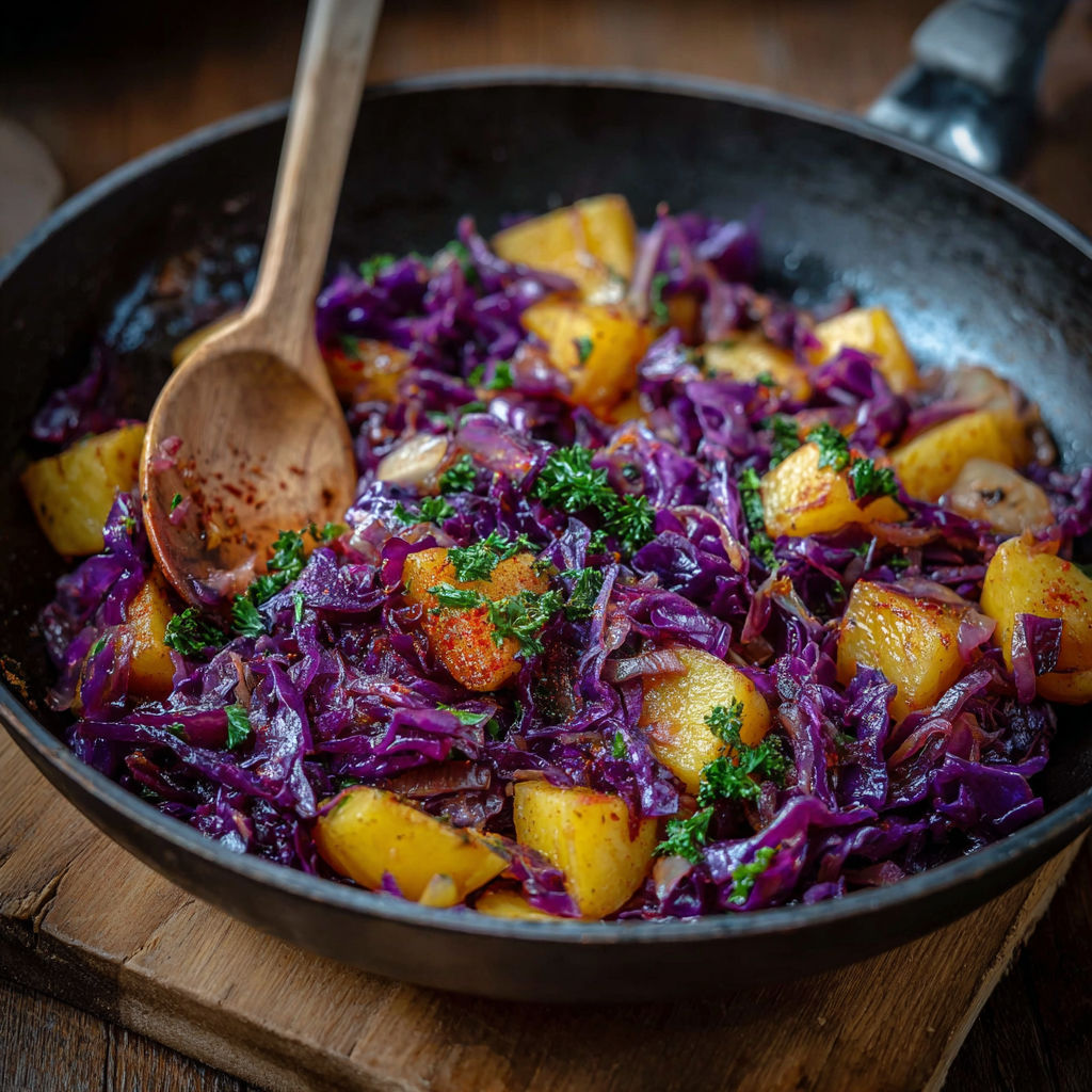 A bowl of food with a wooden spoon in it.