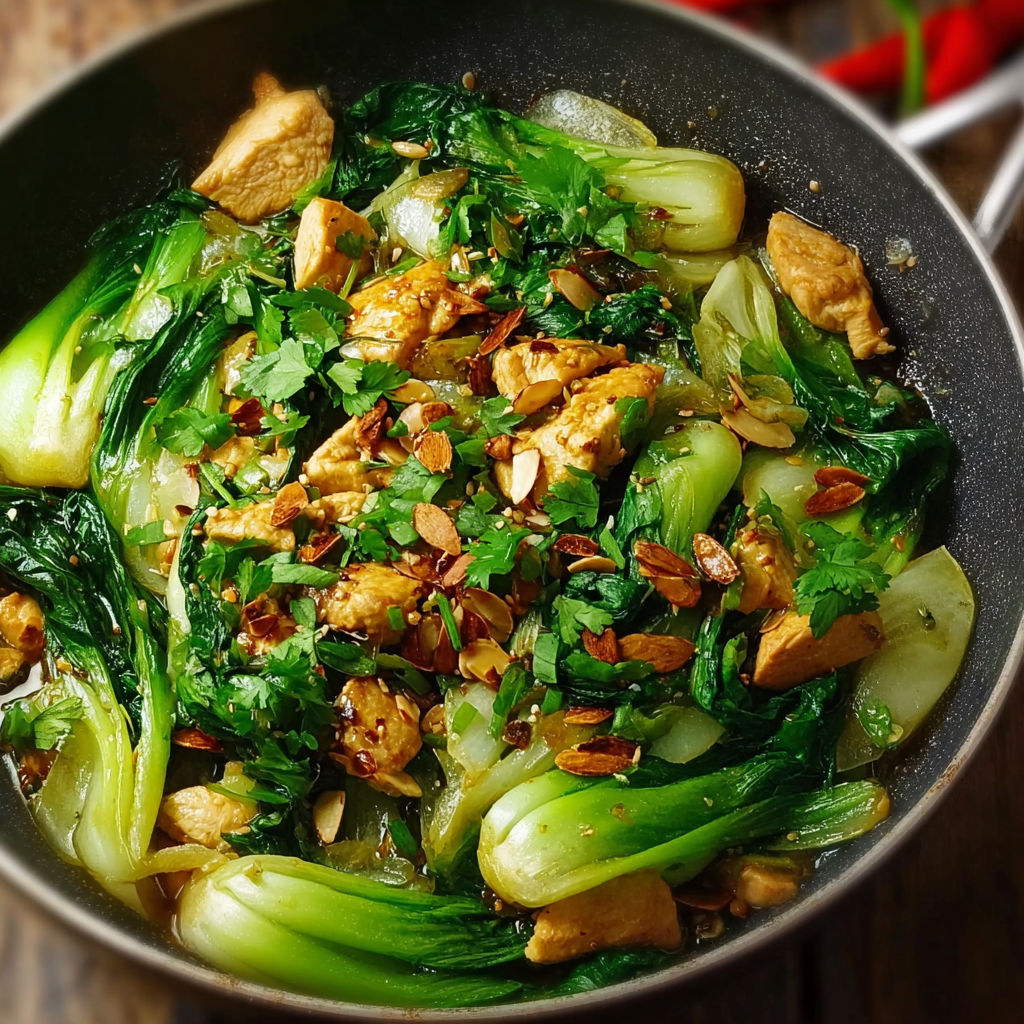 A pan of food with a variety of vegetables and meat.