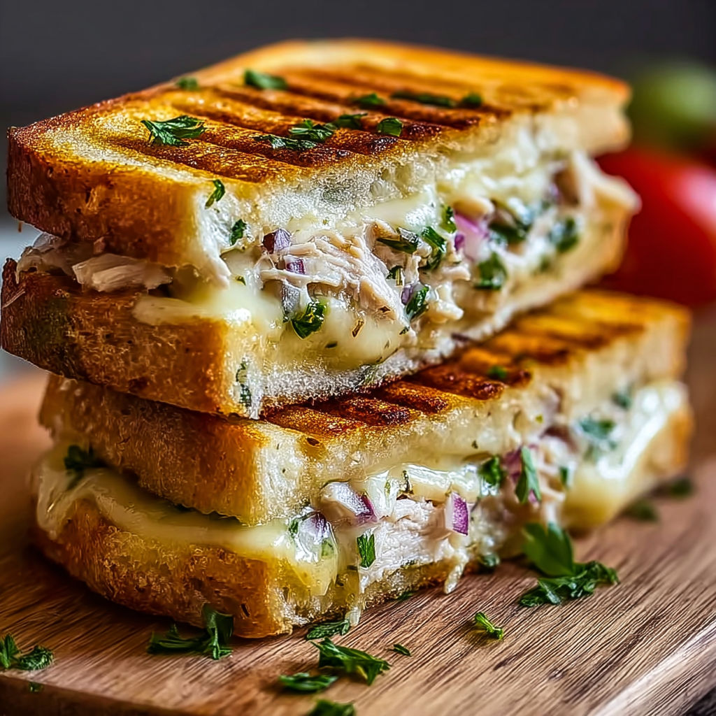A stack of grilled cheese sandwiches.