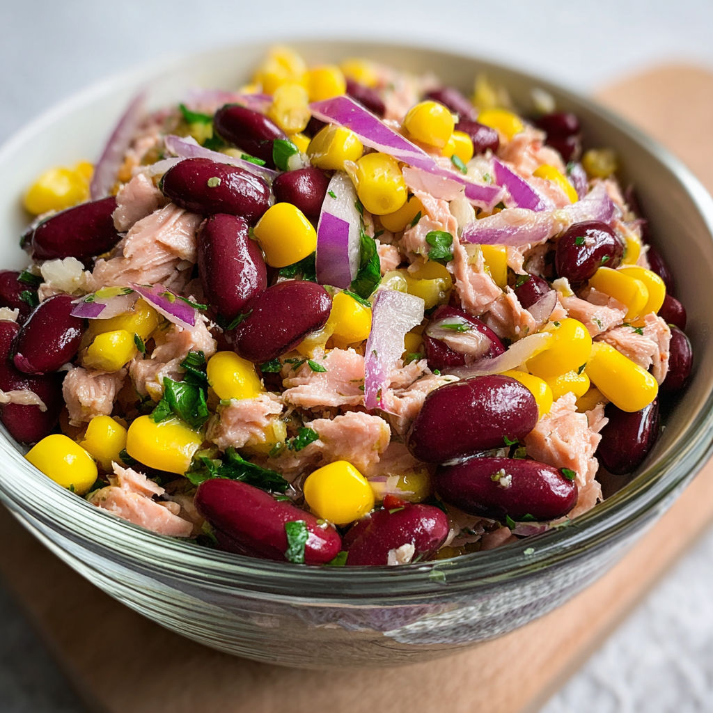 A bowl of food with a variety of ingredients.