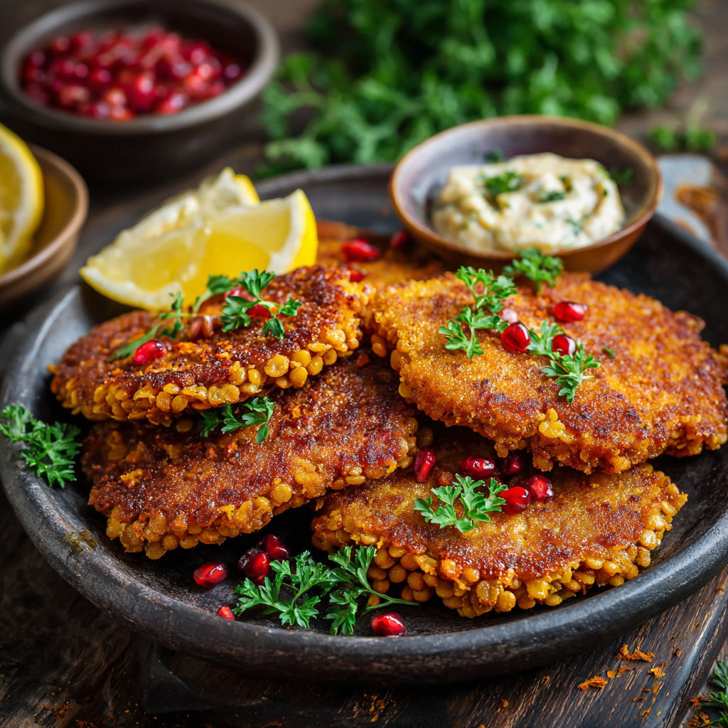 A plate of food with a bowl of sauce and a bowl of fruit.