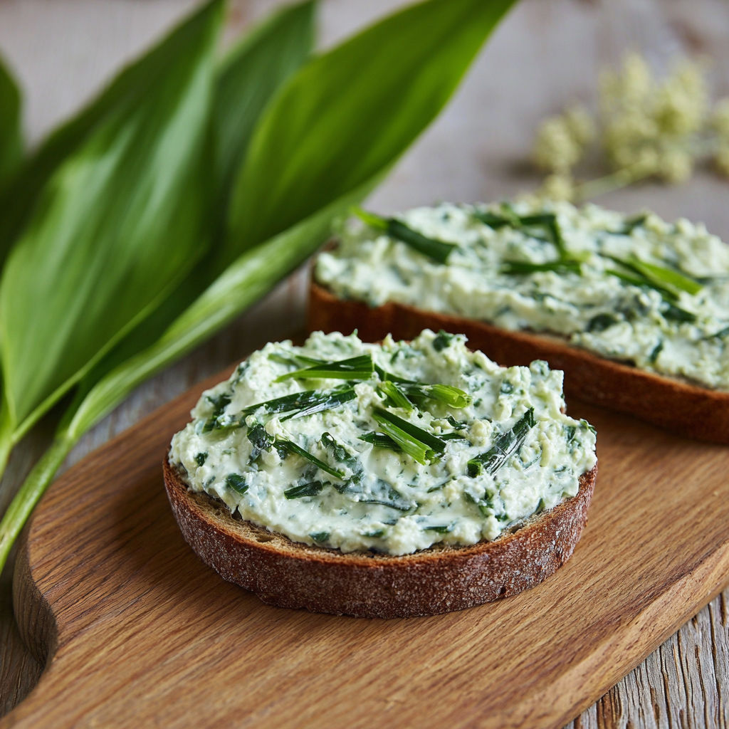 Two slices of bread with green stuff on them.