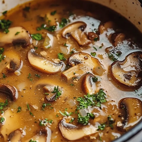 Crémeuse Soupe aux Champignons Hongroise