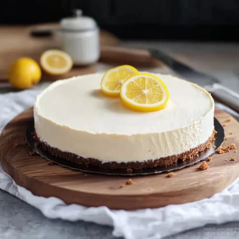 Eine leckere Cake-Torte mit Zitronen-Zest und Zitronen-Saft.
