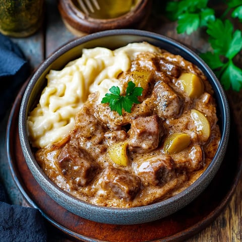 Ein Schälchen mit Kartoffeln, Macaroni und Käse.