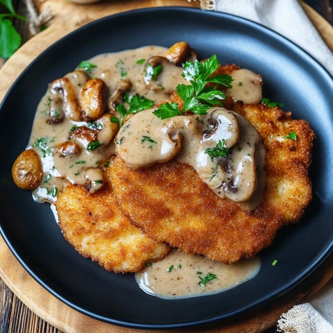Ein Schälchen mit müslümchen, die mit einer Sauce garniert sind.