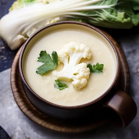 Ein Becher mit Cauliflower-Konfekt.