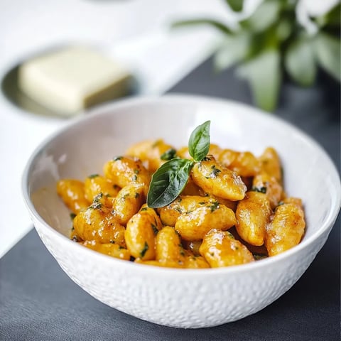 Ein weißer Teller mit einer Mischung aus Pasta und Käse.