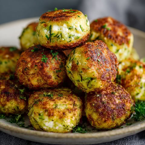 A plate of feta balls.