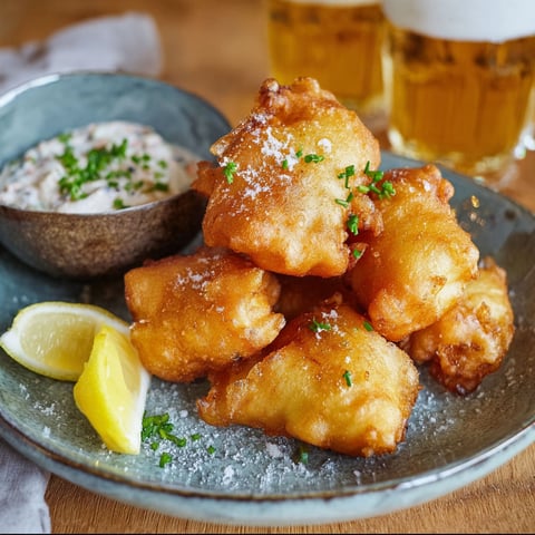 A plate of fried fish with a bowl of dipping sauce.