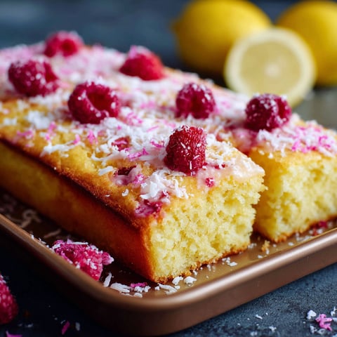 A cake with raspberries and lemon slices on top.