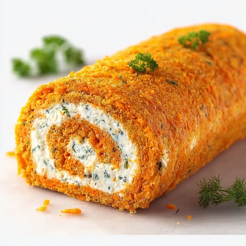 A roll of cheese and carrots.