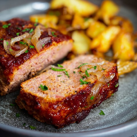 A plate of meat and potatoes.