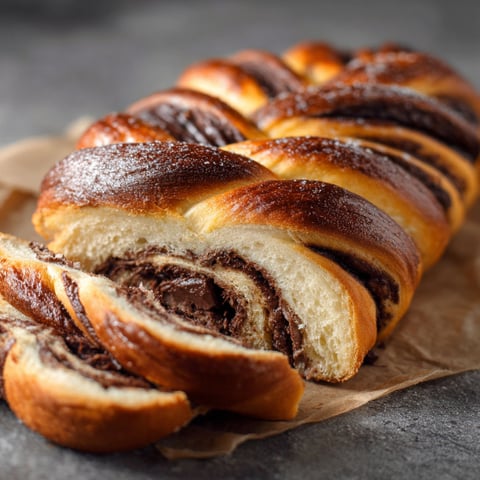 A loaf of chocolate bread with a brown crust.