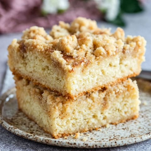 A slice of vegan streuselkuchen.