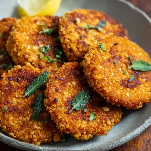 A plate of linsenschnitzel.