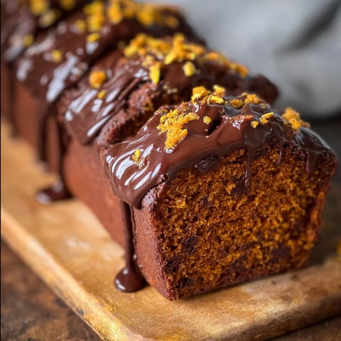 A chocolate cake with orange slices on top.