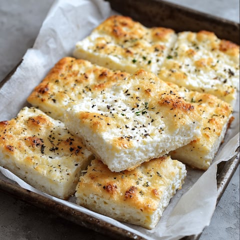 A tray of Hüttenkäse Fladenbrot.