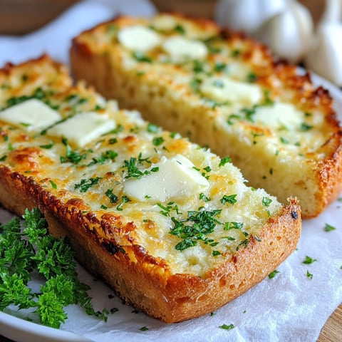 A slice of Keto Knoblauchbrot.